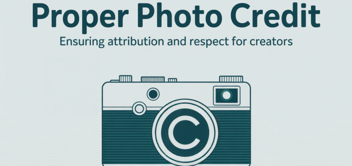 Fotocredit angeben - Blog Post