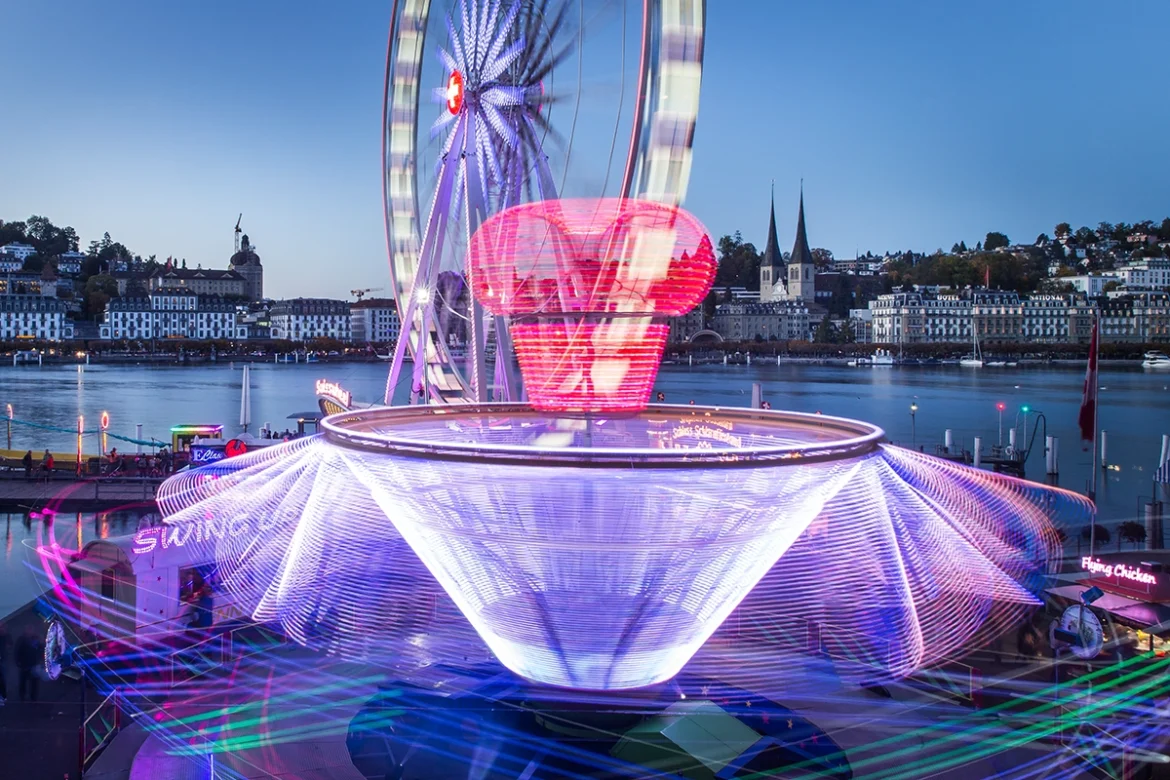 Langzeitbelichtung am Beispiel der Määs in Luzern